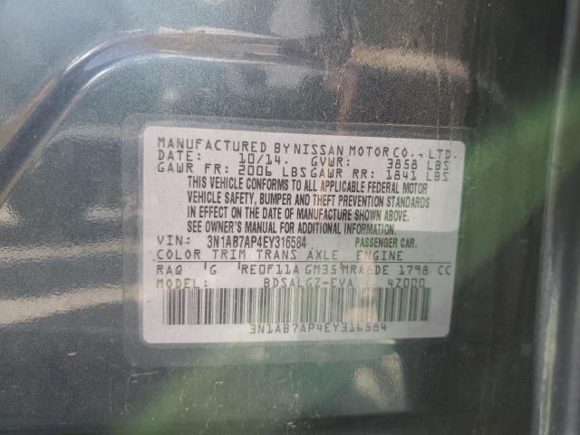 3N1AB7AP4EY316584 Nissan 2014