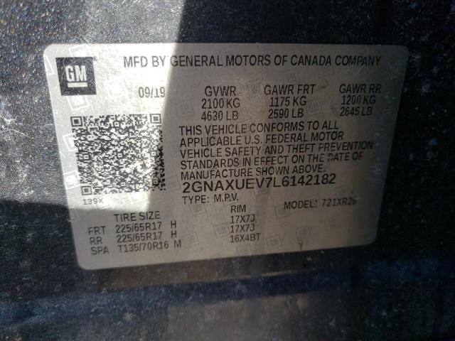 2GNAXUEV7L6142182 Chevrolet EQUINOX LT