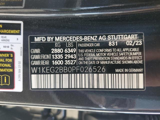 W1KEG2BB0PF026526 Mercedes-Benz Eqe Sedan