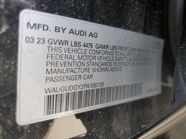 WAUGUDGY2PA108725 Audi A3 PREMIUM
