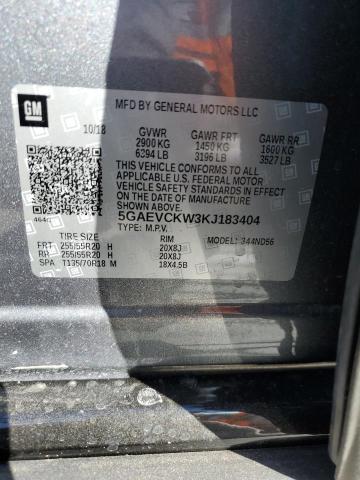 5GAEVCKW3KJ183404 Buick Enclave Avenir
