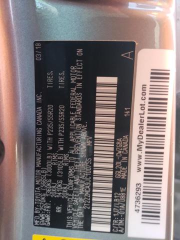 2T2ZZMCA9JC100755 Lexus Rx 350 Base