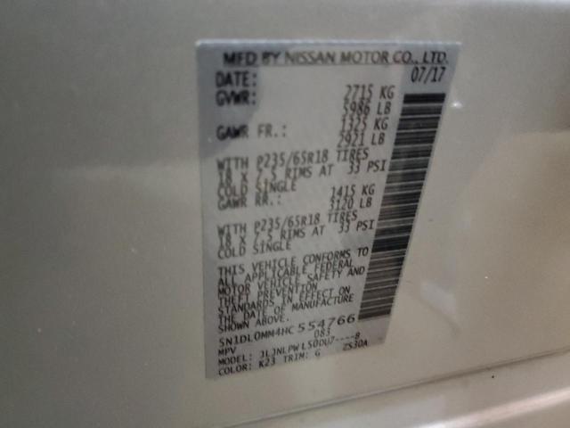 5N1DL0MM4HC554766 Infiniti QX60