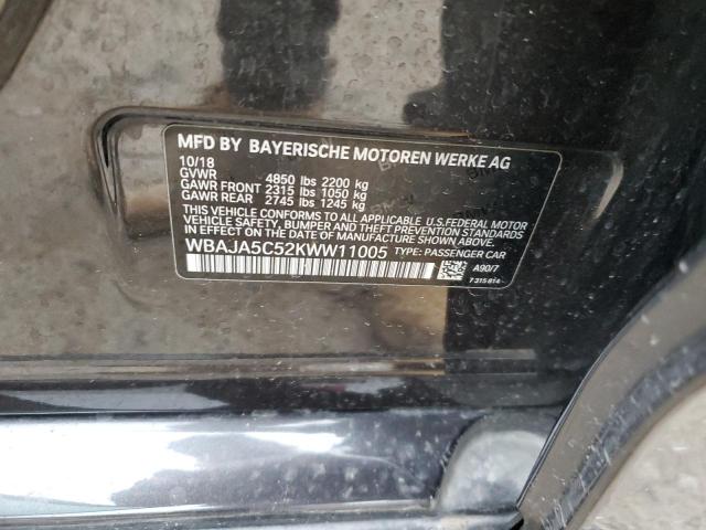 WBAJA5C52KWW11005 BMW 530 I