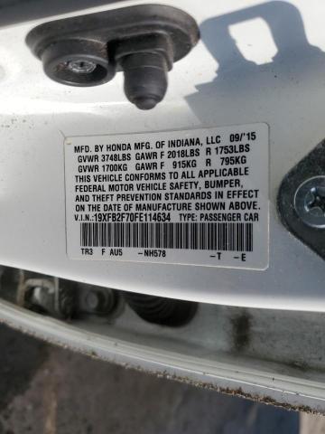 19XFB2F70FE114634 Honda CIVIC SE