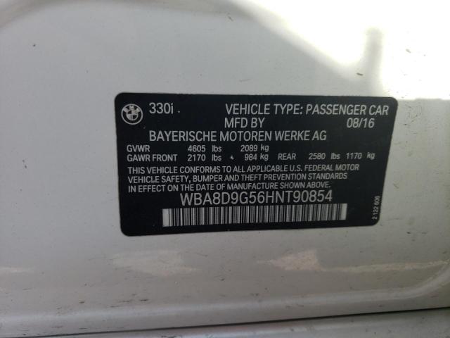 WBA8D9G56HNT90854 BMW 330 XI
