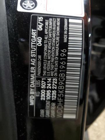 WDDHF5KB9GB196196 Mercedes-Benz E 350
