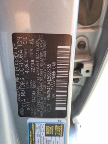 KNAGM4AD4E5068255 KIA OPTIMA HYBRID