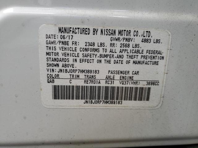 JN1BJ0RP7HM389183 Infiniti QX50