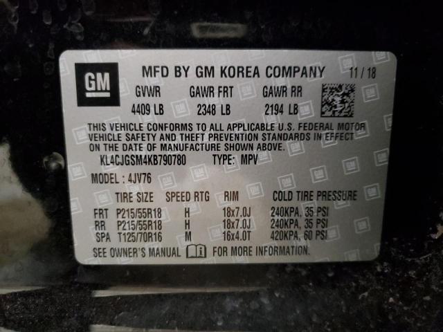 KL4CJGSM4KB790780 Buick Encore Essence