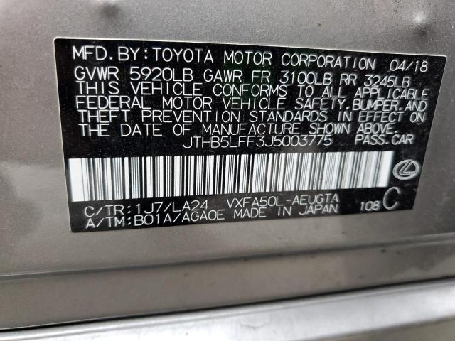 JTHB5LFF3J5003775 Lexus Ls 500