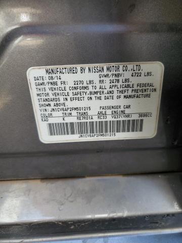 JN1CV6AP2FM501215 Infiniti Q40