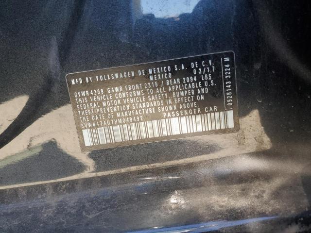 3VW447AU7HM049492 Volkswagen GTI S/SE