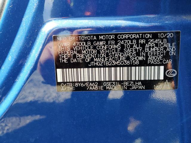 JTHGZ1B23M5038158 Lexus Is 350 F-sport