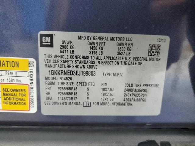 1GKKRNED3EJ199803 GMC ACADIA SLE