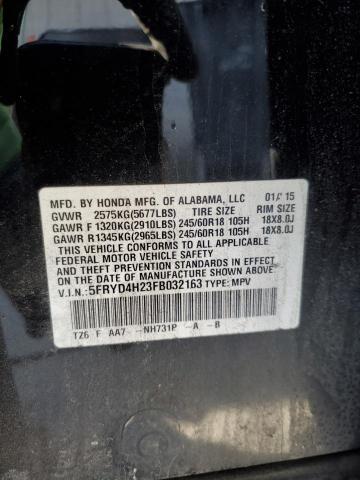 5FRYD4H23FB032163 Acura MDX