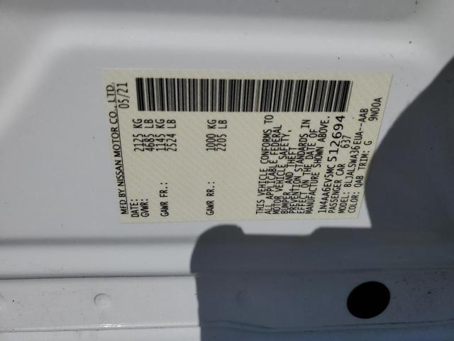 1N4AA6EV5MC512694 Nissan Maxima Sr