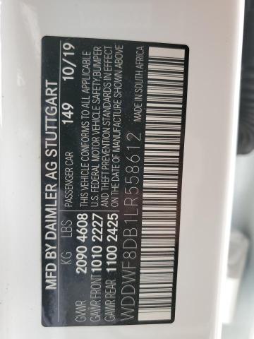 WDDWF8DB1LR558612 Mercedes-Benz C 300
