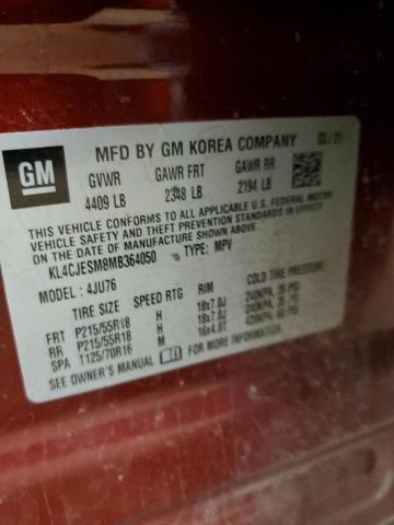 KL4CJESM8MB364050 Buick Encore Preferred