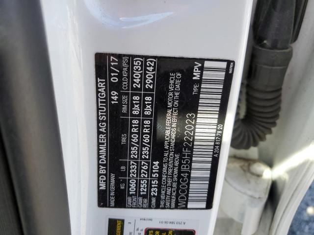 WDC0G4JB5HF222023 Mercedes-Benz GLC 300