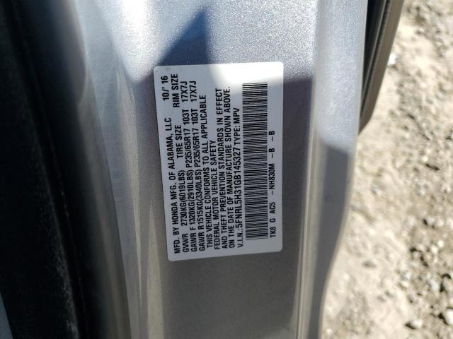 5FNRL5H31GB145327 Honda ODYSSEY SE