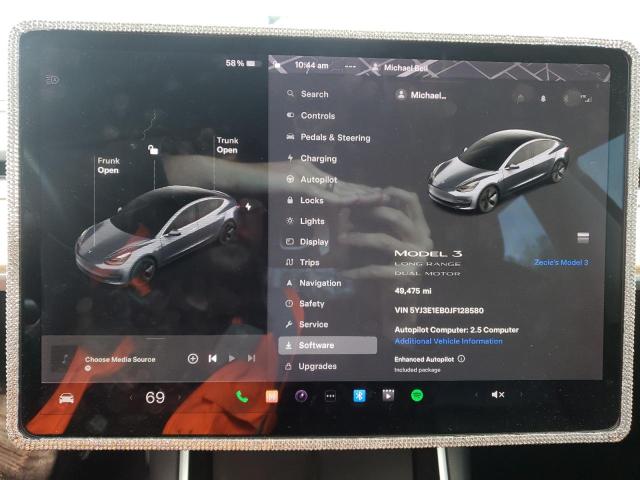 5YJ3E1EB0JF128580 Tesla MODEL 3