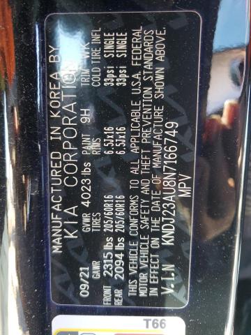 KNDJ23AU8N7166749 KIA SOUL LX