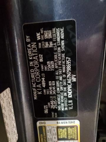 KNDPRCA67N7986957 KIA Sportage Sx