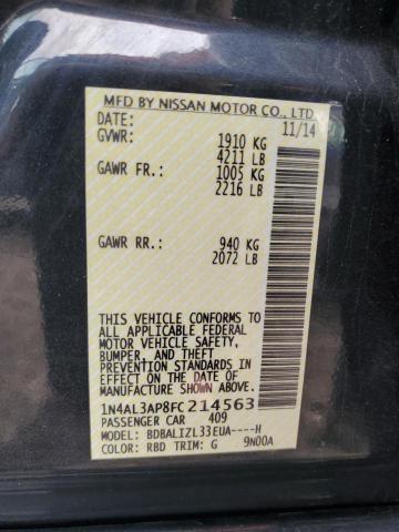 1N4AL3AP8FC214563 Nissan ALTIMA 2.5