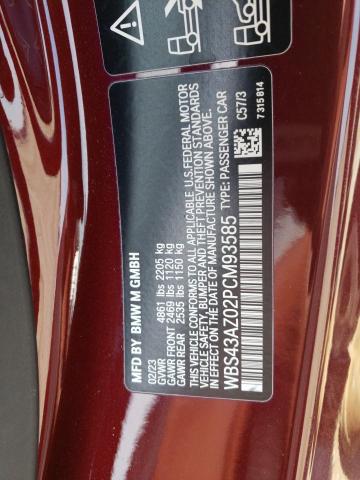 WBS43AZ02PCM93585 BMW M4 Competition
