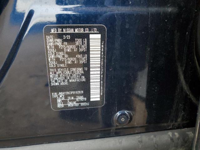 JN8AY2BC3P9182626 Nissan Armada Sl