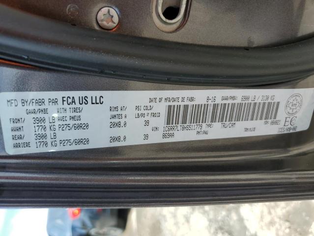 1C6RR7LT8HS511779 RAM 1500 Slt