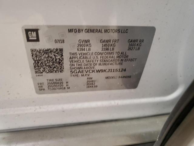 5GAEVCKW9KJ115124 Buick Enclave Avenir