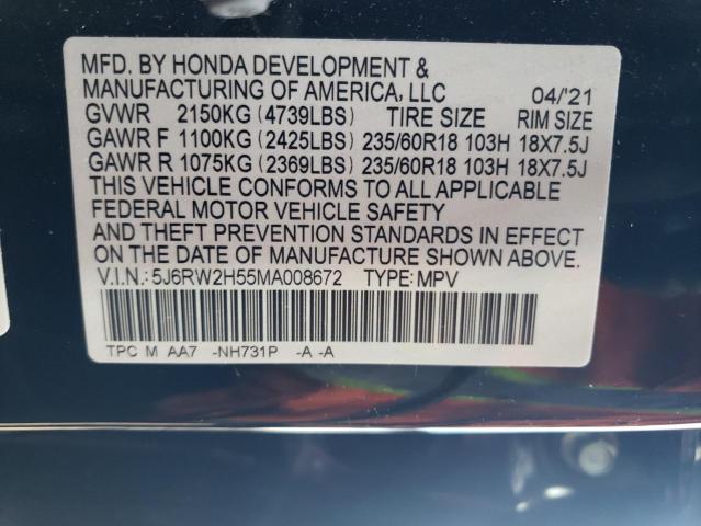 5J6RW2H55MA008672 Honda CR-V EX