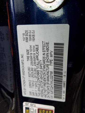 5J8TC2H7XKL022768 Acura Rdx Advance