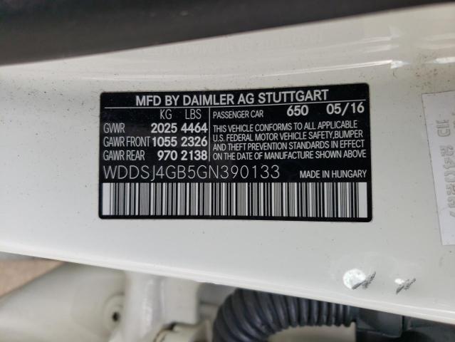 WDDSJ4GB5GN390133 Mercedes-Benz CLA-Class
