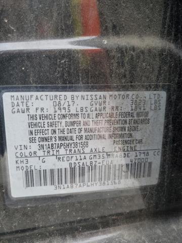 3N1AB7AP6HY381568 Nissan SENTRA S
