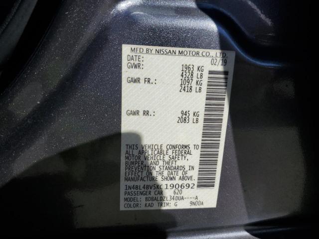 1N4BL4BV5KC190692 Nissan ALTIMA S