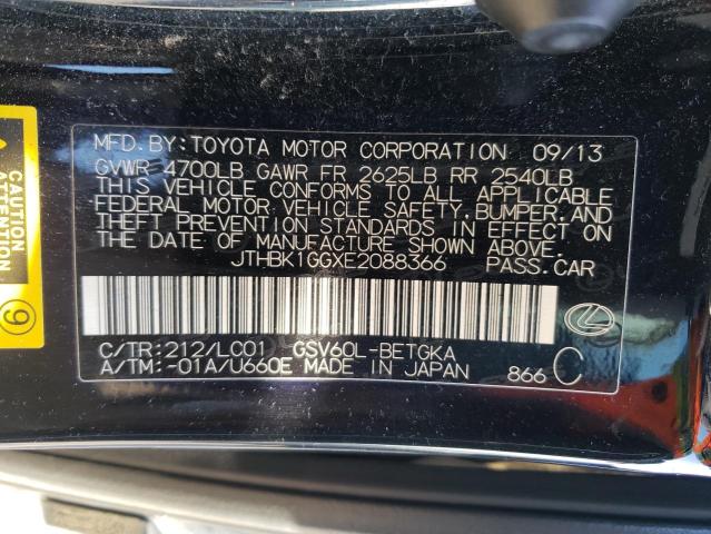 JTHBK1GGXE2088366 Lexus ES 350