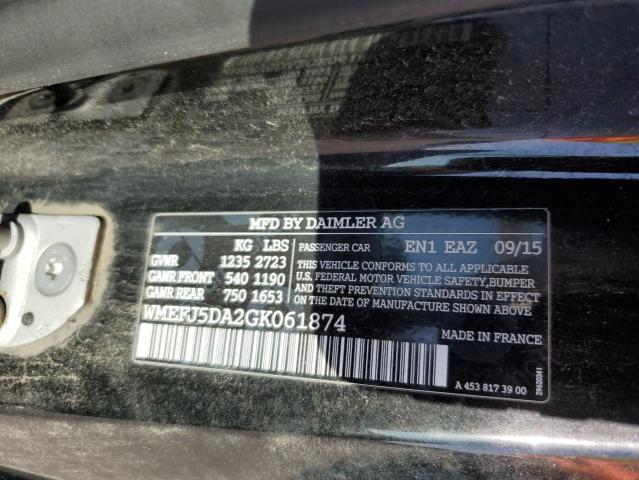 WMEFJ5DA2GK061874 Smart Fortwo
