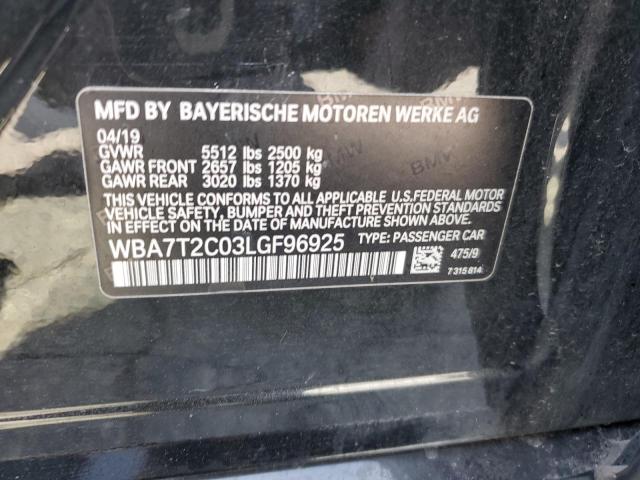WBA7T2C03LGF96925 BMW 740 I