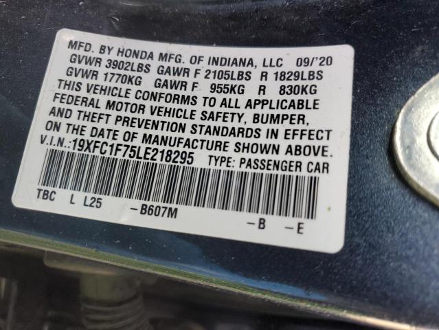 19XFC1F75LE218295 Honda CIVIC EXL
