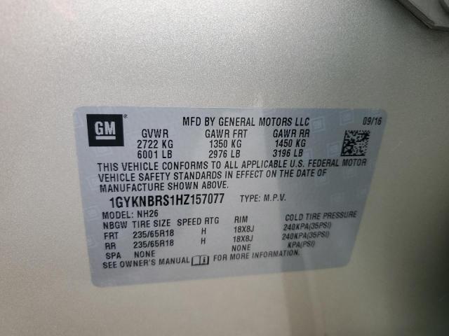 1GYKNBRS1HZ157077 Cadillac XT5 LUXURY