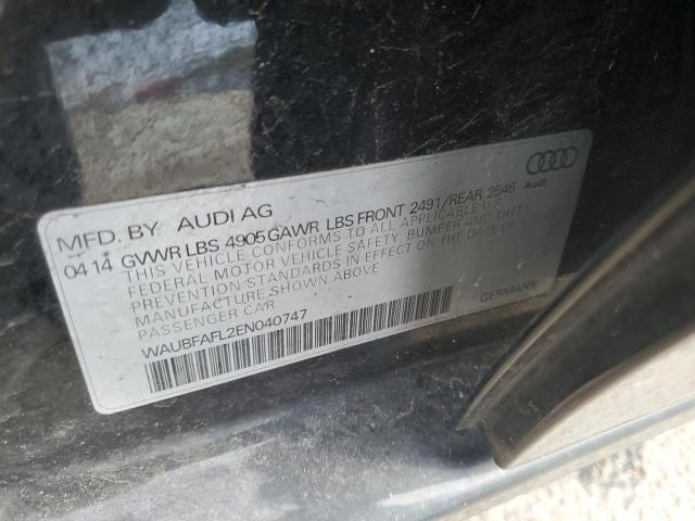 WAUBFAFL2EN040747 Audi A4 PREMIUM