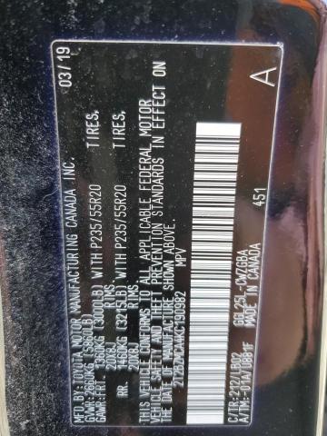 2T2BZMCA4KC190982 Lexus Rx 350 Base