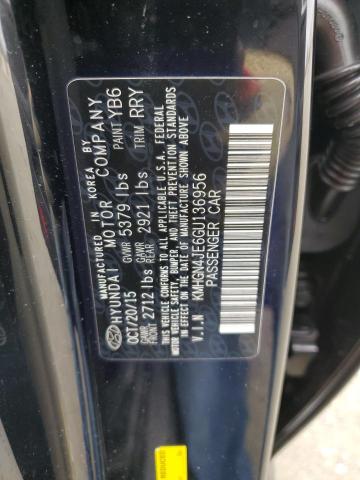 KMHGN4JE6GU136956 Hyundai Genesis 3.8l