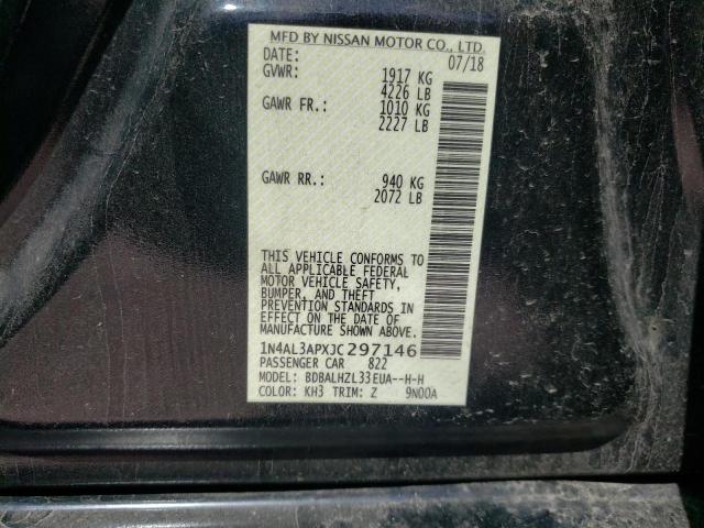 1N4AL3APXJC297146 Nissan ALTIMA 2.5