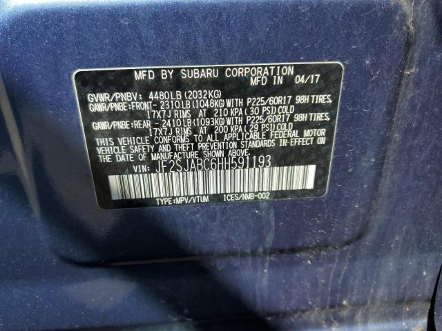 JF2SJABC6HH591193 Subaru Forester 2.5i
