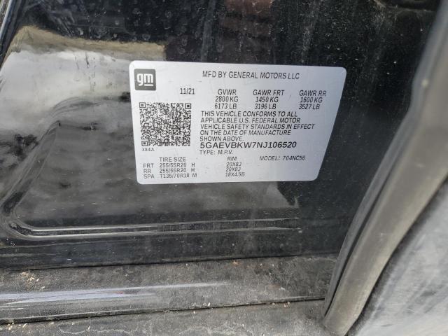 5GAEVBKW7NJ106520 Buick Enclave Premium
