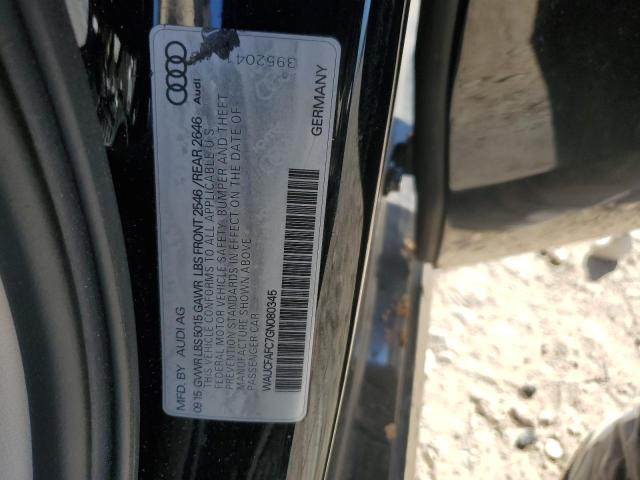 WAUCFAFC7GN080345 Audi A6 PREMIUM